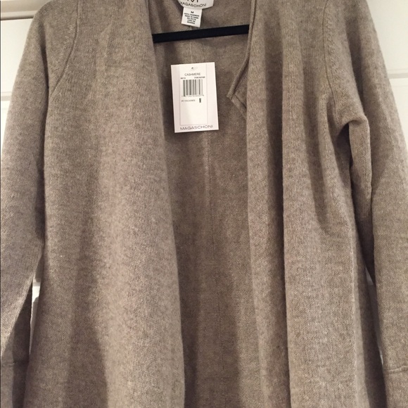 M BY MAGASCHONI | Bottom Seam Cashmere Cardigan - Picture 5 of 8